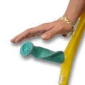 Anatomical Soft Grip Crutch Grips - Click to enlarge in a new window.