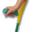 Anatomical Soft Grip Crutch Grips - Click to enlarge in a new window.